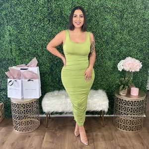 ❌SOLD OUT❌  Ruched Maxi Dress